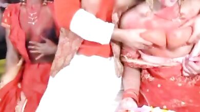 Holi par 3some sex yaadgar chudai Indian porn