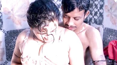 Young Stepson shower ke sath Stepmother ki chudai ki xxx video