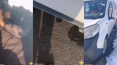 Miyaanbhai ne car mein kiya khatoon ko kiss, dono pakde gaye!