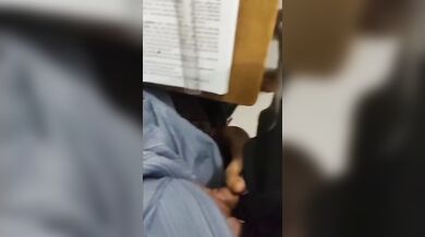 Hijaab pahani taaliba ne chusa teacher ka lund