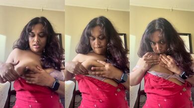 Apne chuche choosti Hindustani raand ki XXX Porn Reel