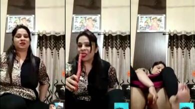 Video call par fingering karti Paki Aunty ka Hot Porn Clip