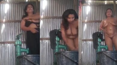 Gusarkhaane mein nahati sexy Paki girl ka Nude XXX MMS